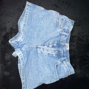 BDG Blue Jean Shorts High-Waisted Cut-Off